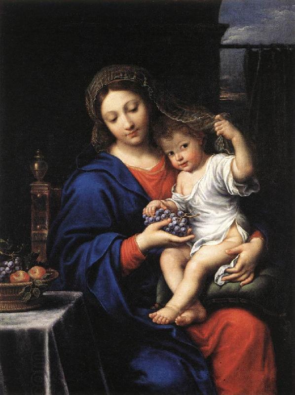MIGNARD, Pierre The Virgin of the Grapes oil painting picture
